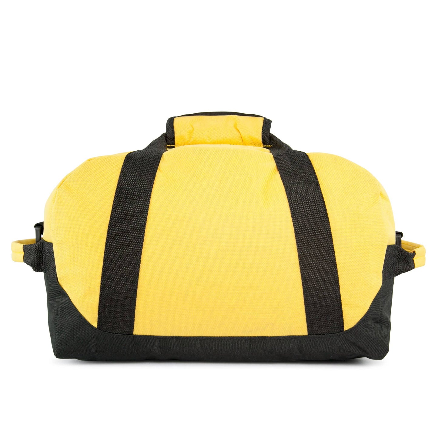 DALIX 14" Small Duffle Bag Two Toned Gym Travel Bag: Black