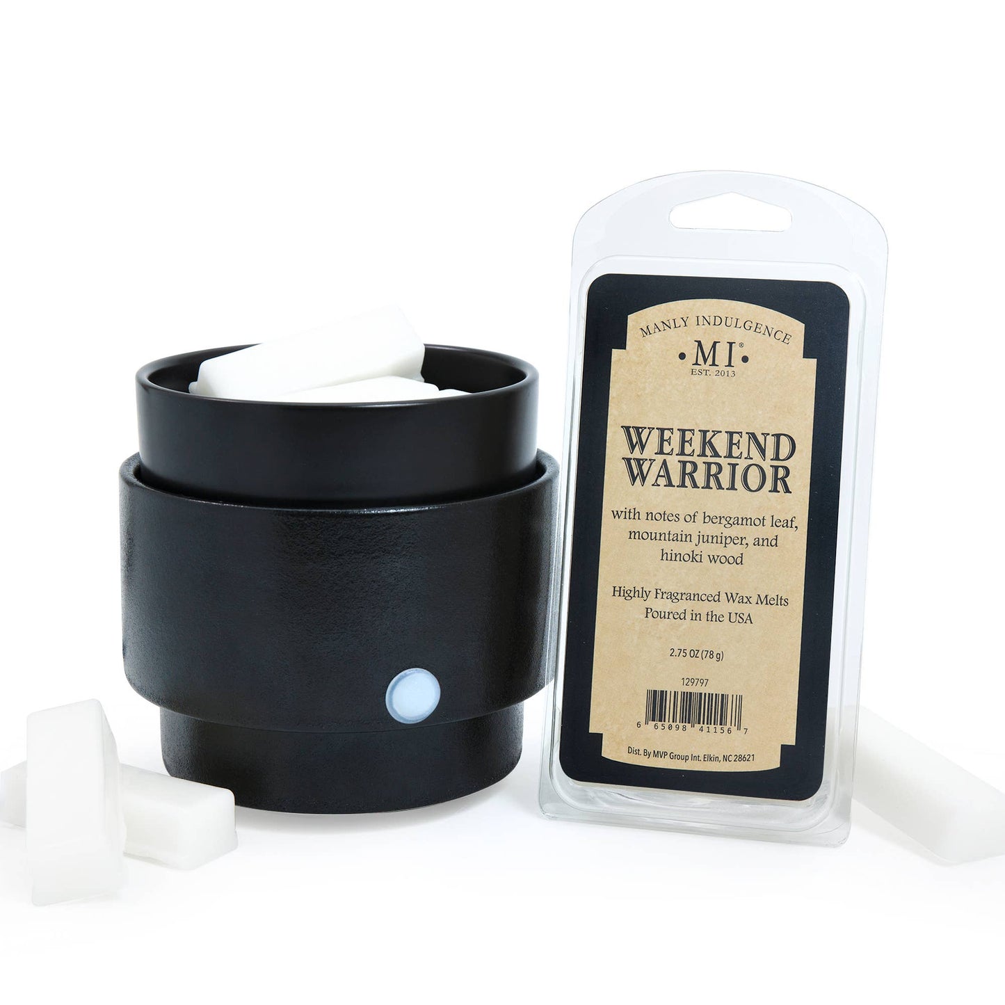Weekend Warrior, Manly Indulgence Wax Melts, 2.75 oz