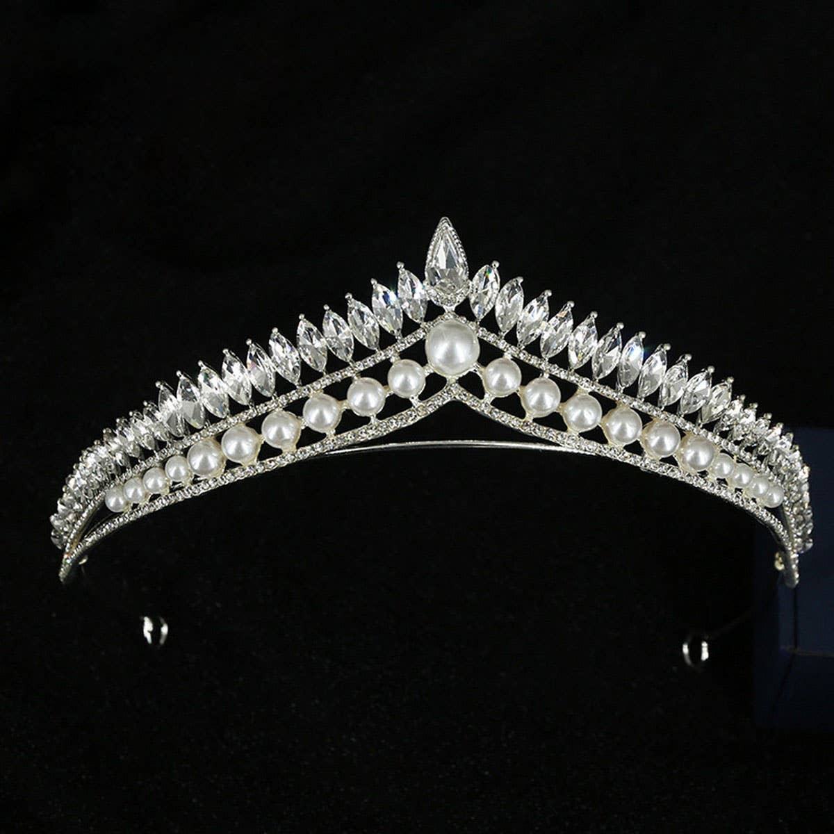 CELEBRITY-STYLE BRIDAL CROWN WEDDING ACCESSORIES_CWMM2028: TYPE10 / (OS) 1