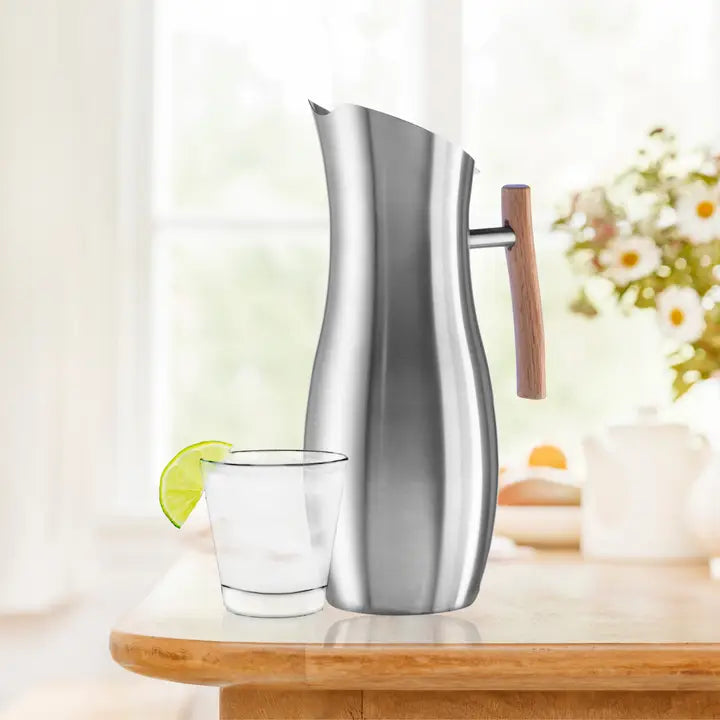 Oggi Stainless Steel Slimline Pitcher 68oz