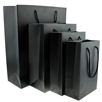 Euro Tote Retail Paper Shopper Shopping Bag 5"W x 2"D x 6"H: Kraft