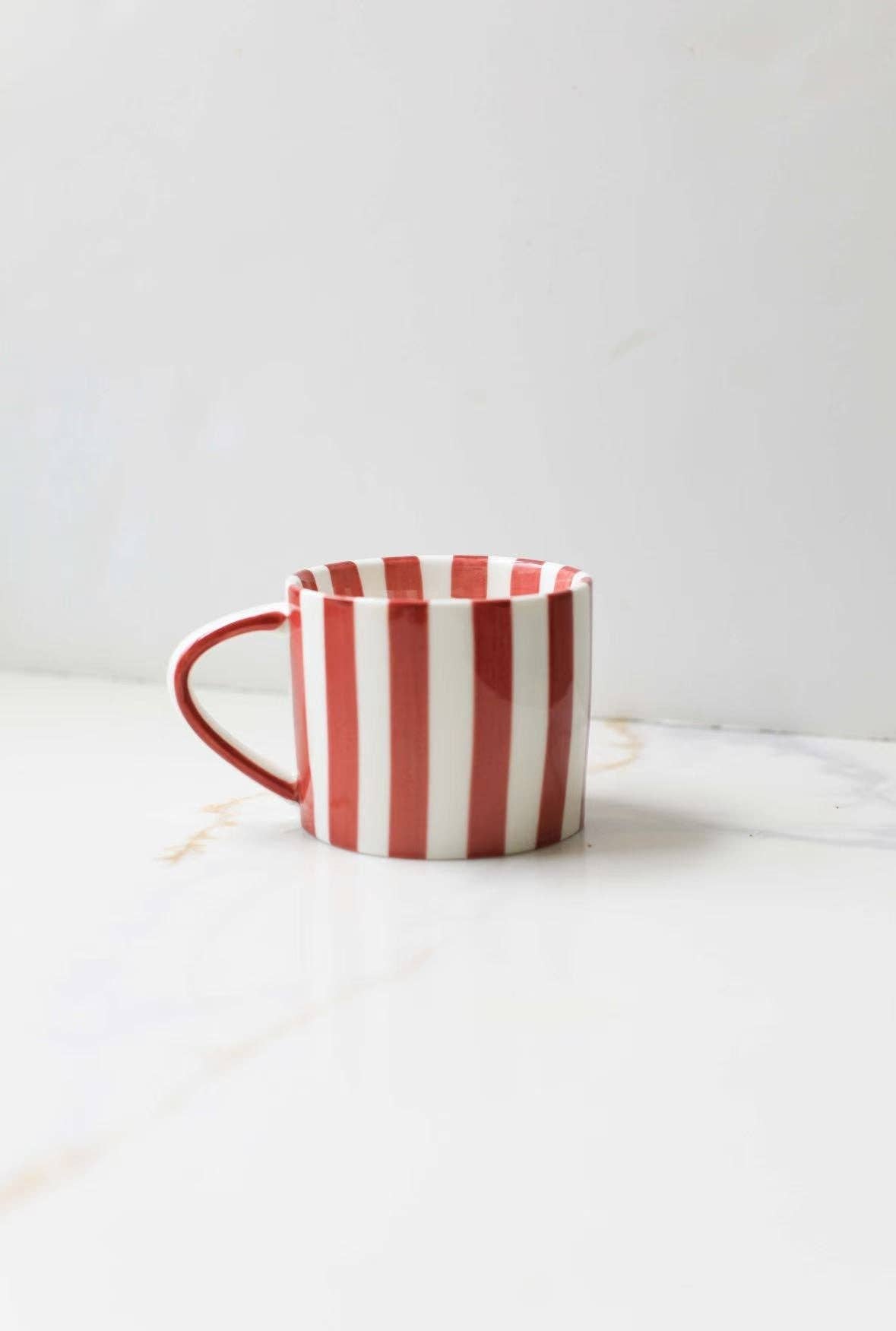 Simple Striped Mugs: Blue