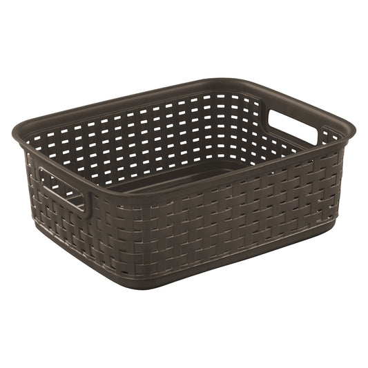 WEAVE BASKET SHORT ESPRESSO