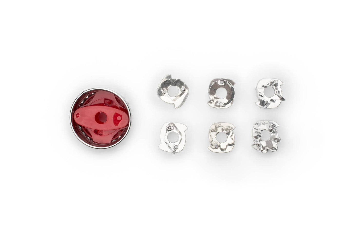 Fox Run Linzer Cookie Cutter Set, 6-Piece, 2.5" x 1.75"