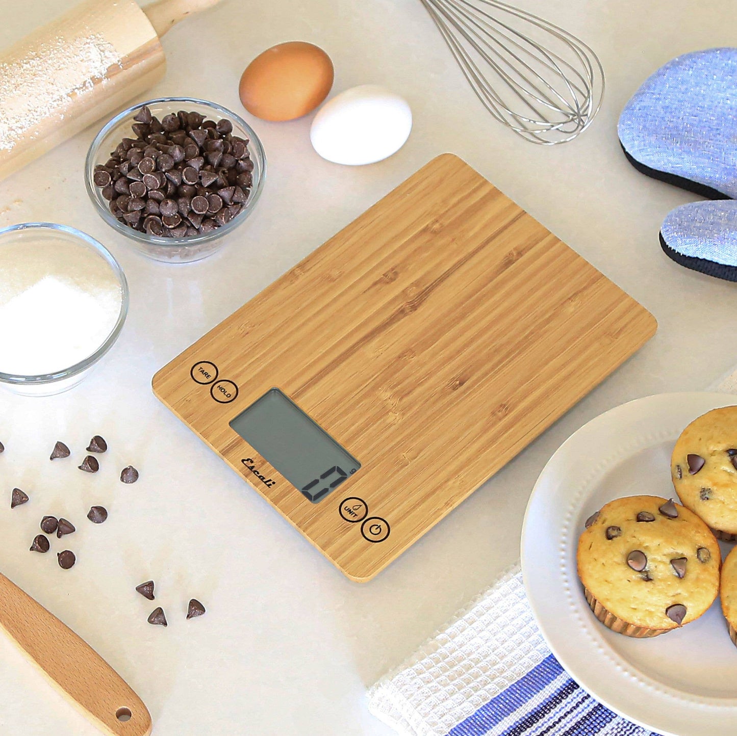 Escali Arti Bamboo Kitchen Scale