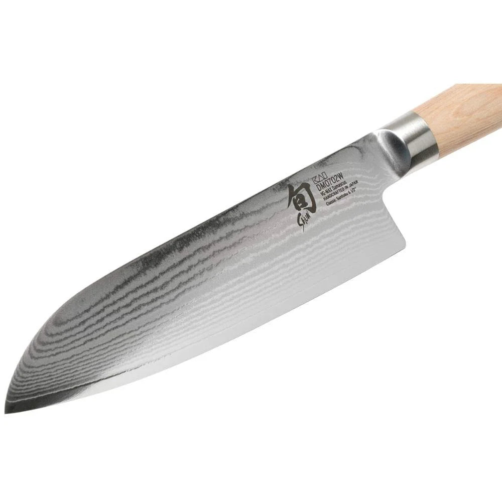 DM0702W Classis Blonde Santoku 7"