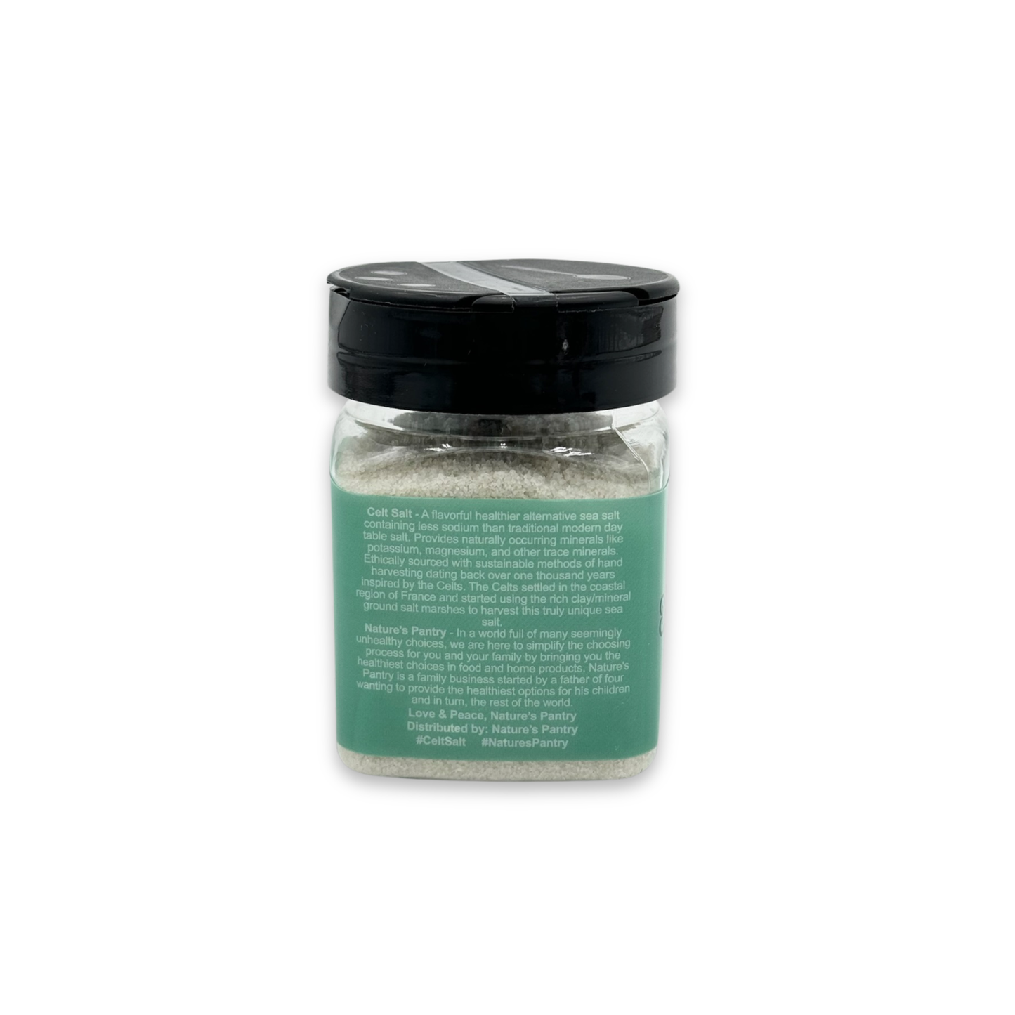 FGSHKR Celtic Sea Salt, 8 oz Shaker of Fine Ground Celt Salt- (1/2 lb)