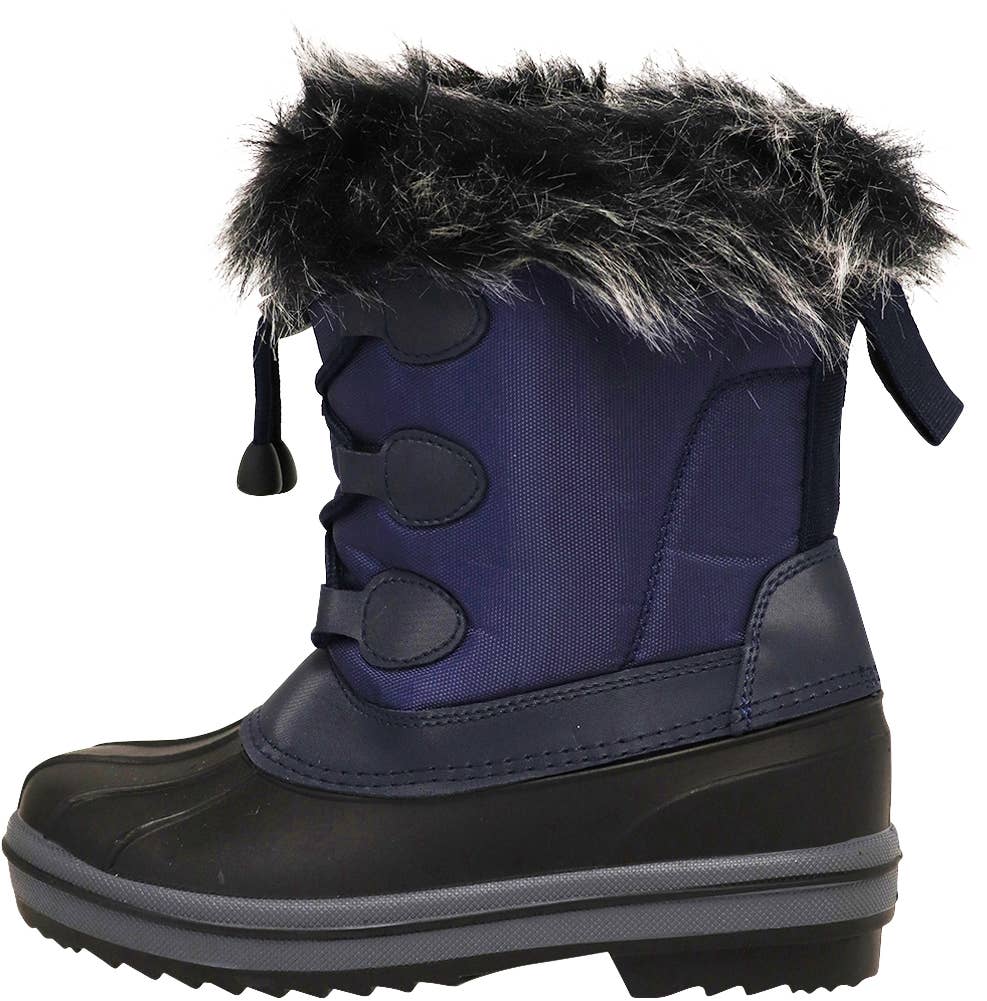Norty Lightweight Fleece Lined Snow Boots for Little and Big: 4 Big Kid
