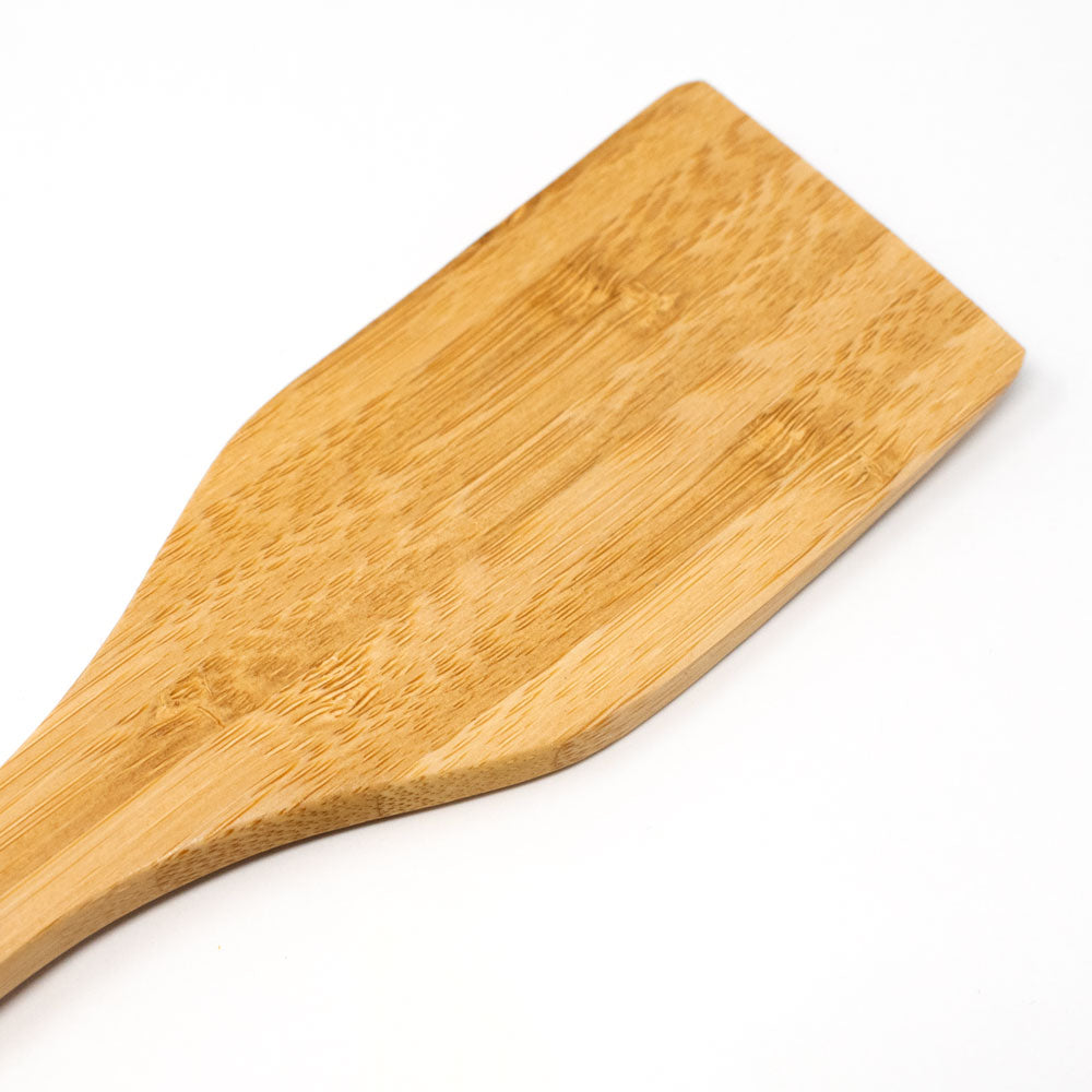 Bamboo Spatula Flat Handle - 12"