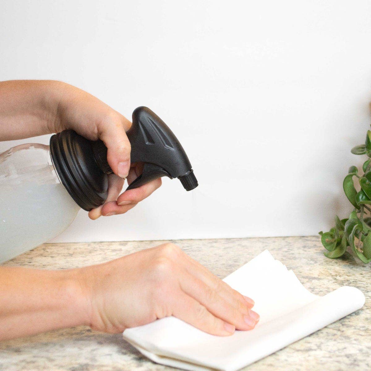 Mason Jar Sprayer Lid, by reCAP® - Case of 12: Black