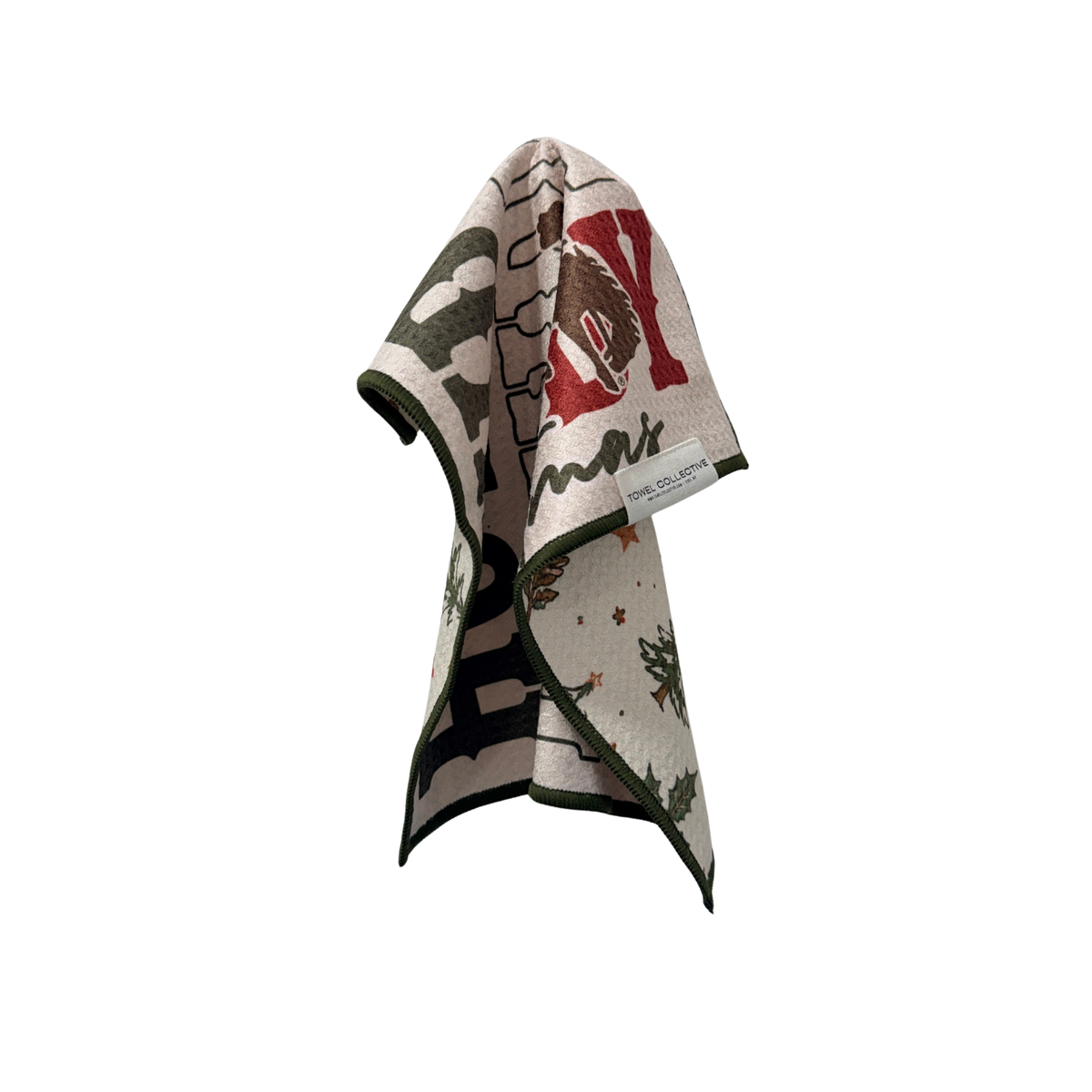 Howdy Santa | Waffle Weave Microfiber Towels Kitchen & Bath: Hand Towel