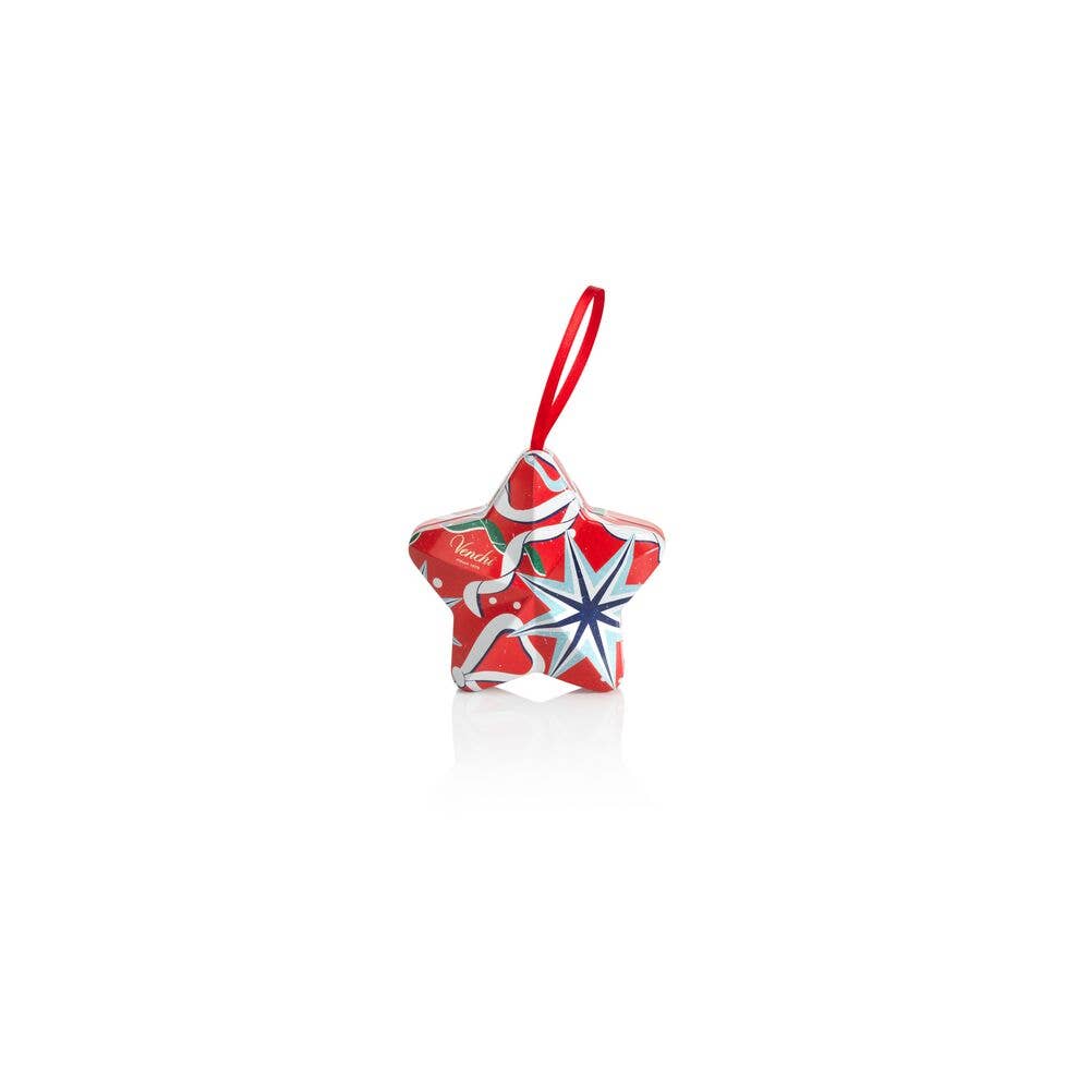 Star Chocolate Tin Christmas Ornament - Holiday Gift Sets