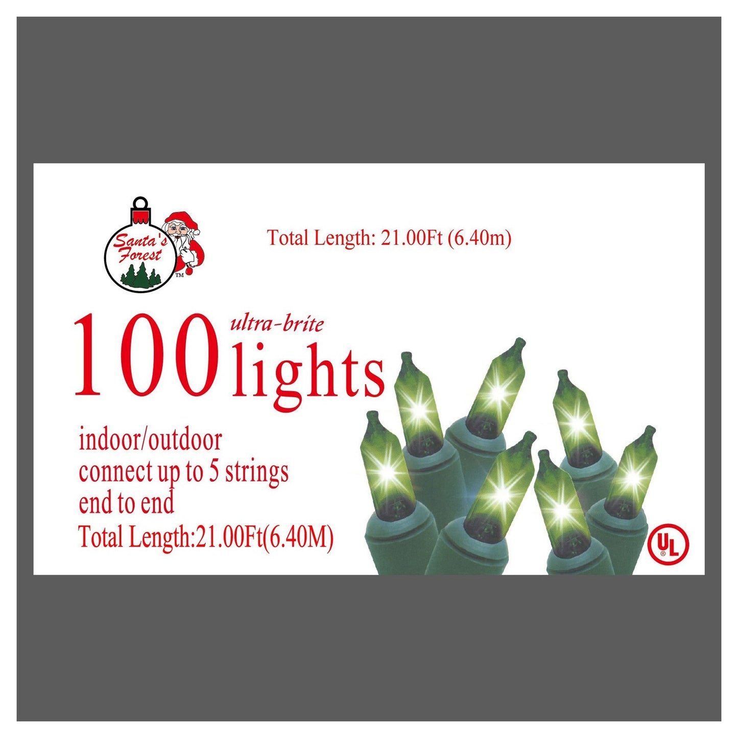 LIGHTSET MINI 100CT GREEN