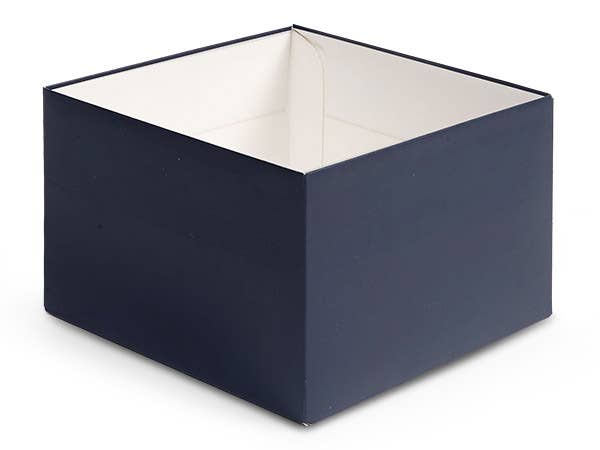 Gift & Gourmet Boxes: Matte Navy / 25 Pack / 10x10x2" Lid Only