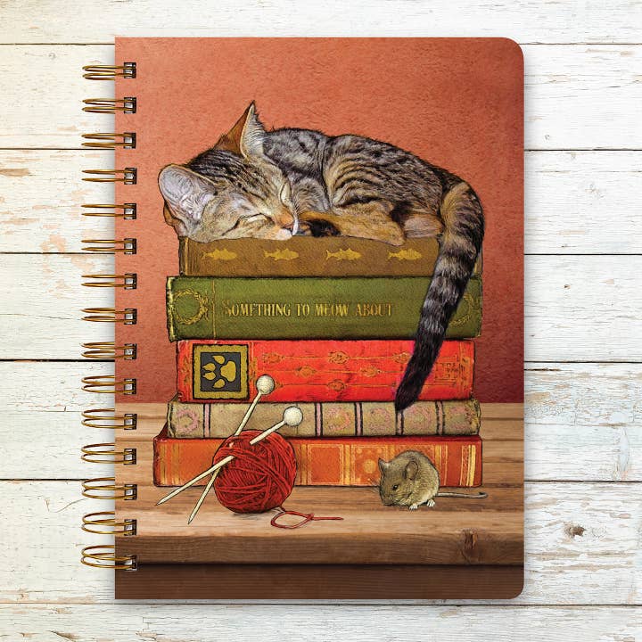 Notebook/Journal (Lined) - Sleepy Kitty