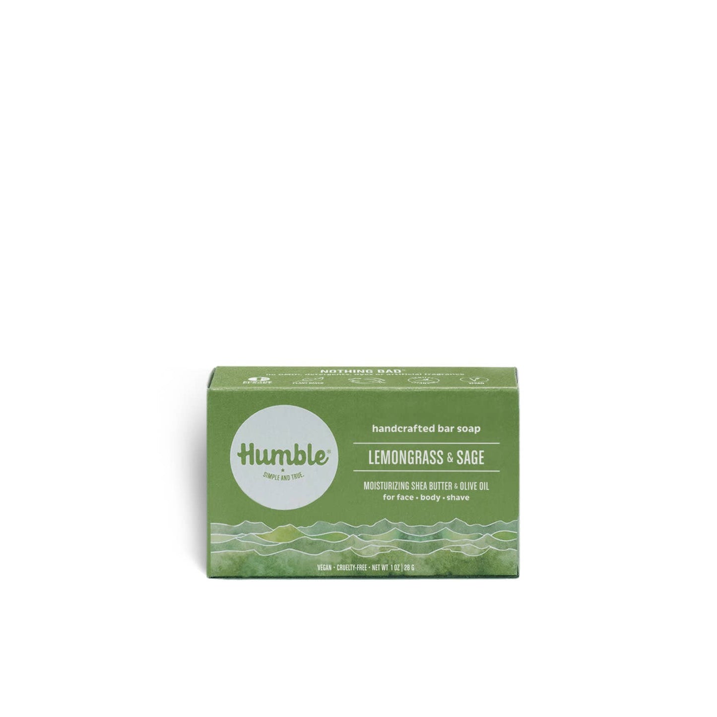 Lemongrass & Sage Travel Soap Bar