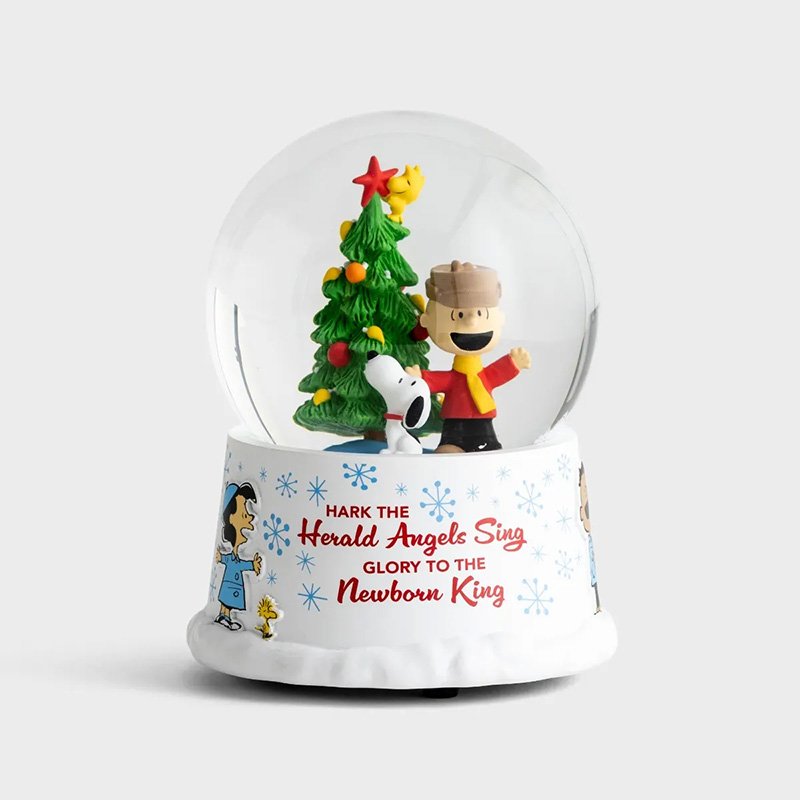 PEANUTS CHRISTMAS SNOW GLOBE