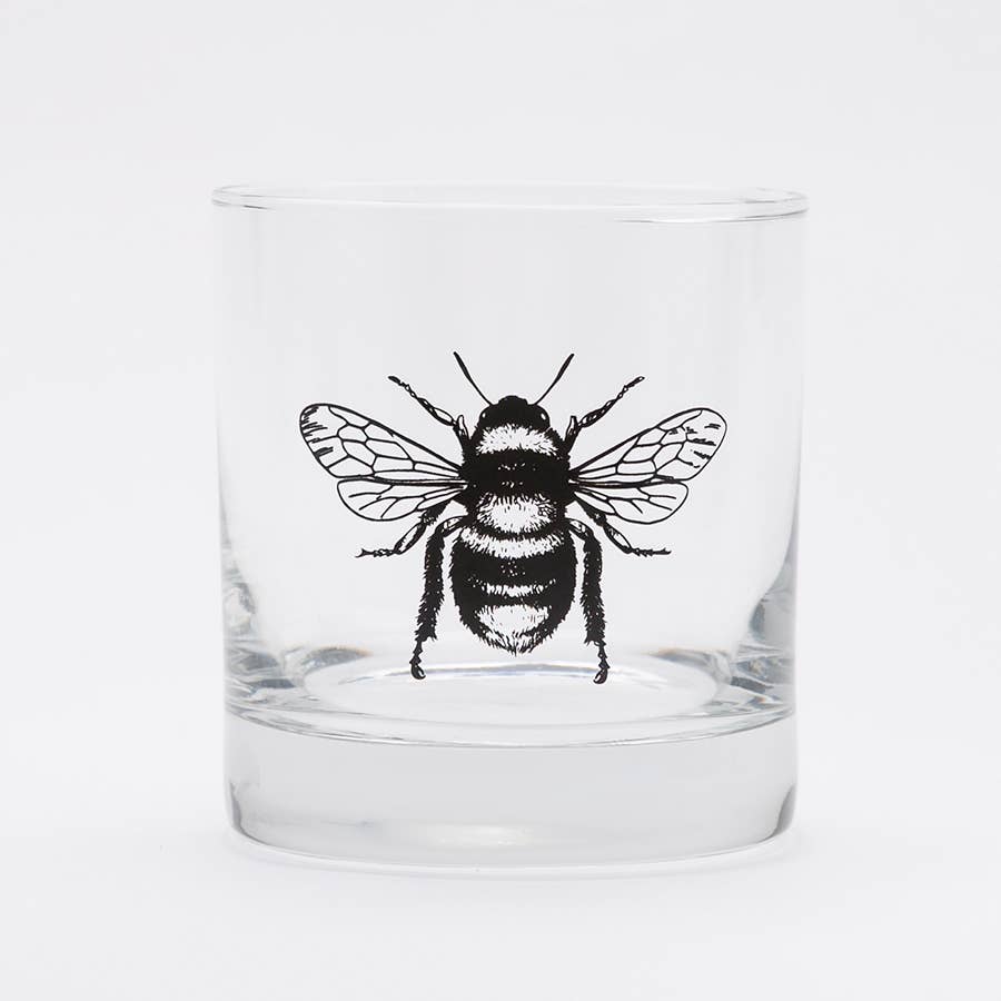 Bee Whiskey Glass