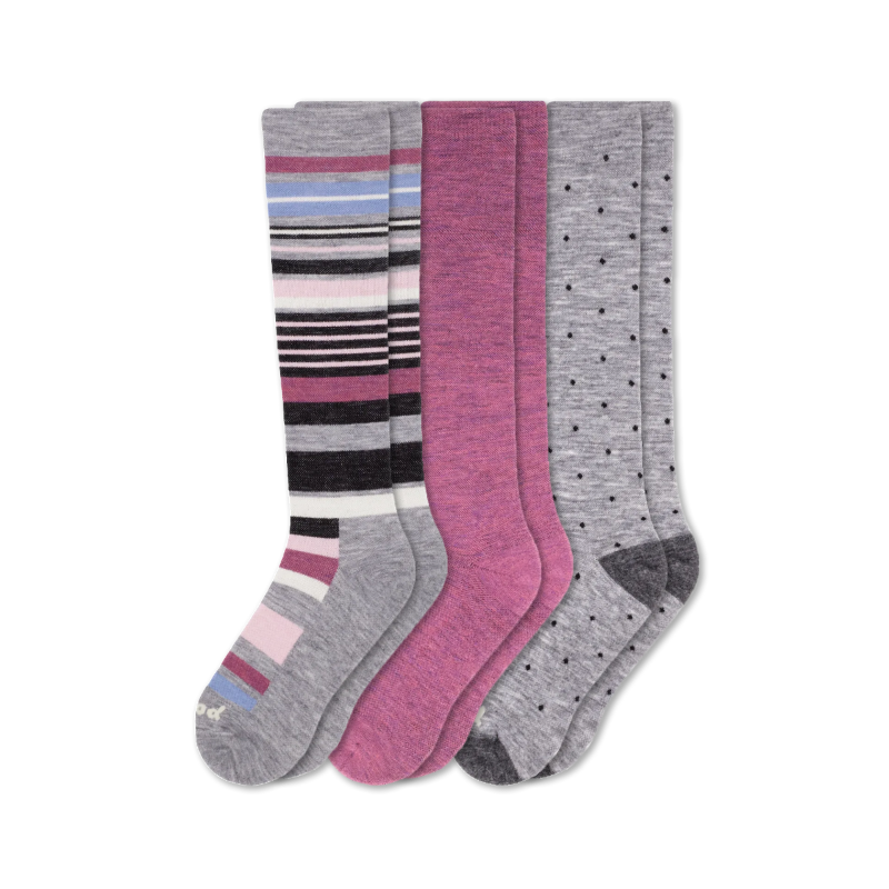 Women's Compression Socks: Medium / Large (US: 8.5 - 11.5+) ~ Assorted colors ~ Sold separately