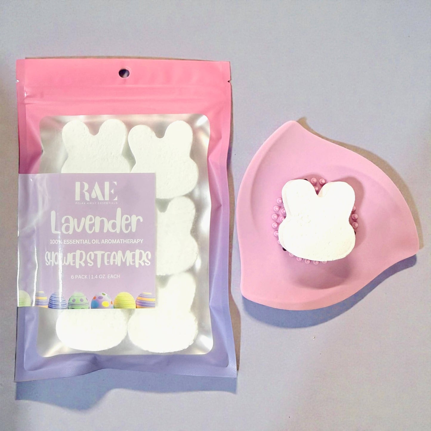 Easter Bunny Shower Steamers - 6 Pack - Aromatherapy: Lavender