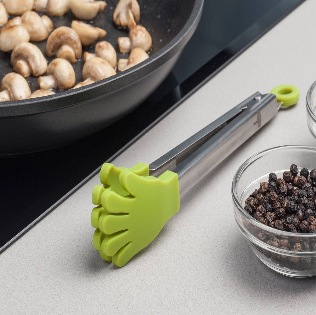 7" Silicone Handy Tongs