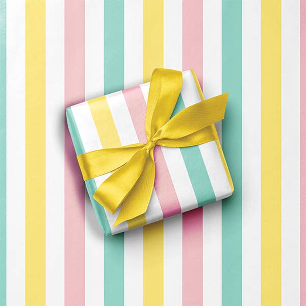 Classic Designs Gift Wrapping Paper: Mosaic Tile / 1 Pack / 24"x85'