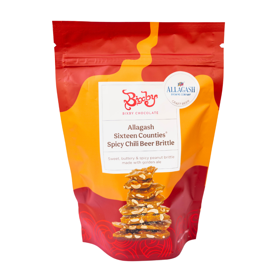 Allagash Beer Brittle: Chili peanut