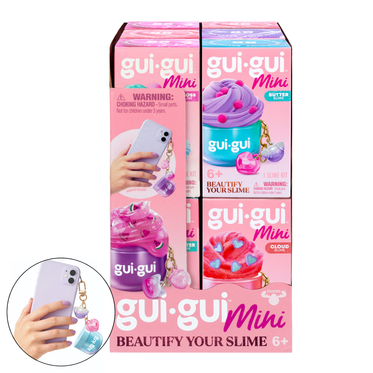 Moose Toys - Gui Gui Minis Backpack Charm Slimes