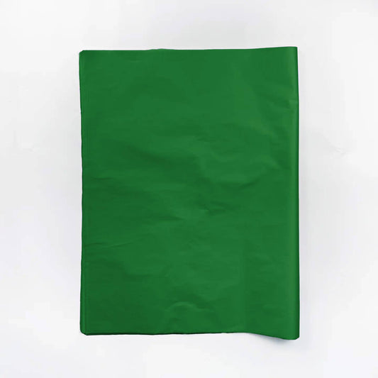 100pc, 31x20" Colorful 17g Gift Wrapping Tissue Paper Sheets: Dark Green