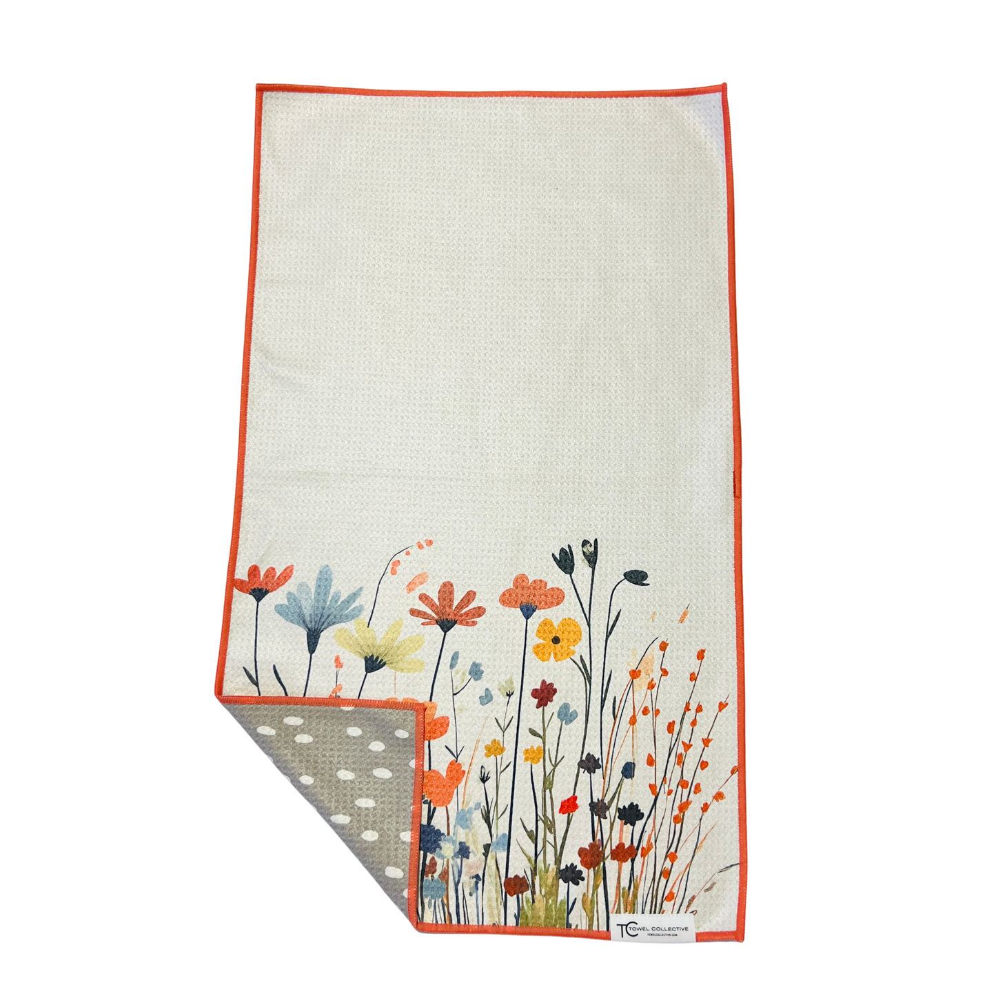 Meadow Bloom | Waffle Weave Microfiber Towels Kitchen & Bath: Washcloth