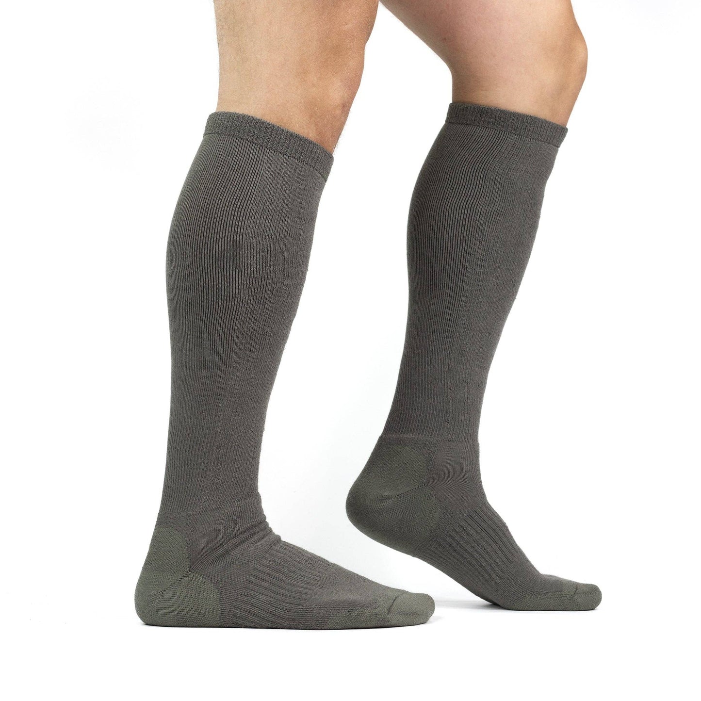 Fatigue Fighter Lightweight Over-the-Calf Military Sock: Black / Large