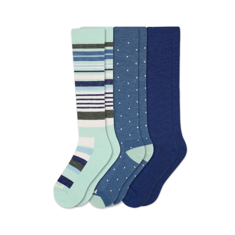 Women's Compression Socks: Medium / Large (US: 8.5 - 11.5+) ~ Assorted colors ~ Sold separately