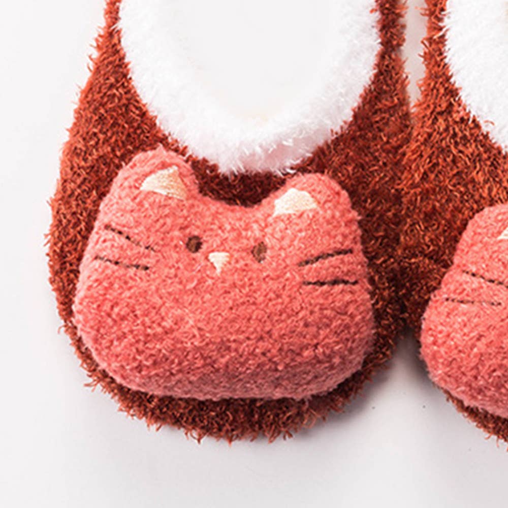 Baby / Toddler Lovely 3D Cartoon Decor Antiskid Floor Socks: Pink / 3-6 Months