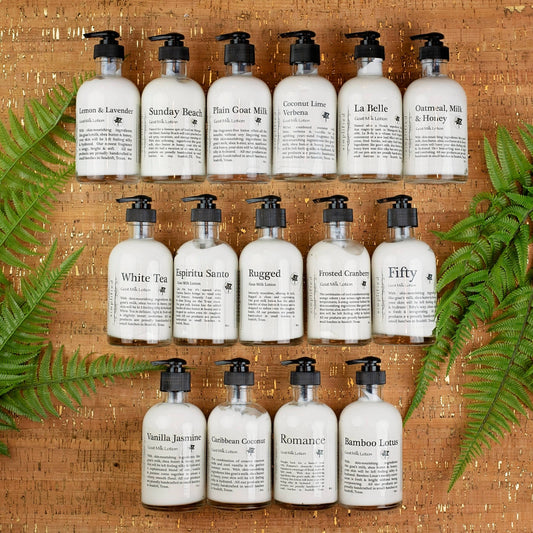 8oz Goat Milk Lotion: Sunday Beach