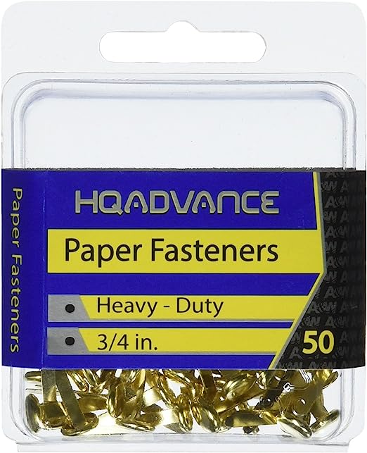 24124 PAPER FASTENERS 50CT