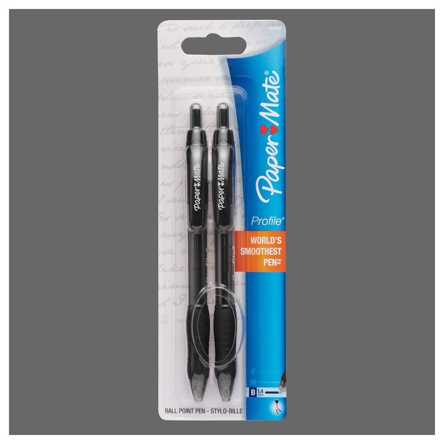 Pen Papermate Ballpoint 2CT Black