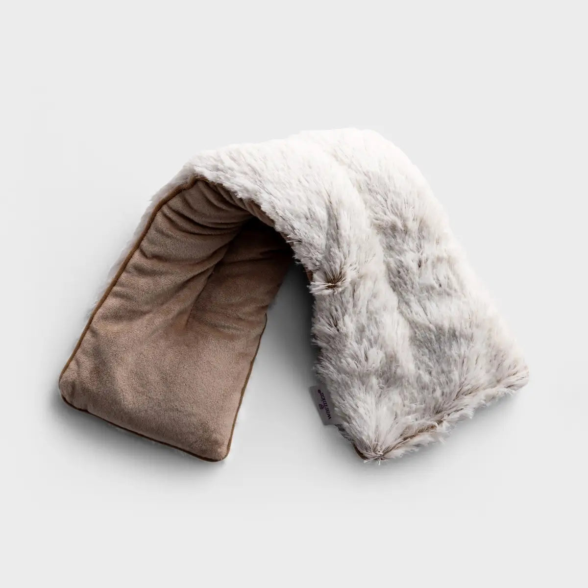 Brown Marshmallow Neck Wrap Warmie
