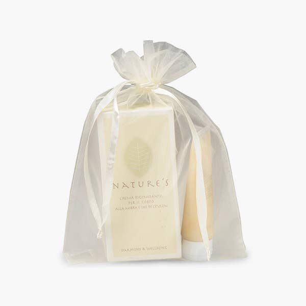 Organza Sheer Bags with Satin Drawsting Ribbon : Ivory / 10 Pack / 4x6"
