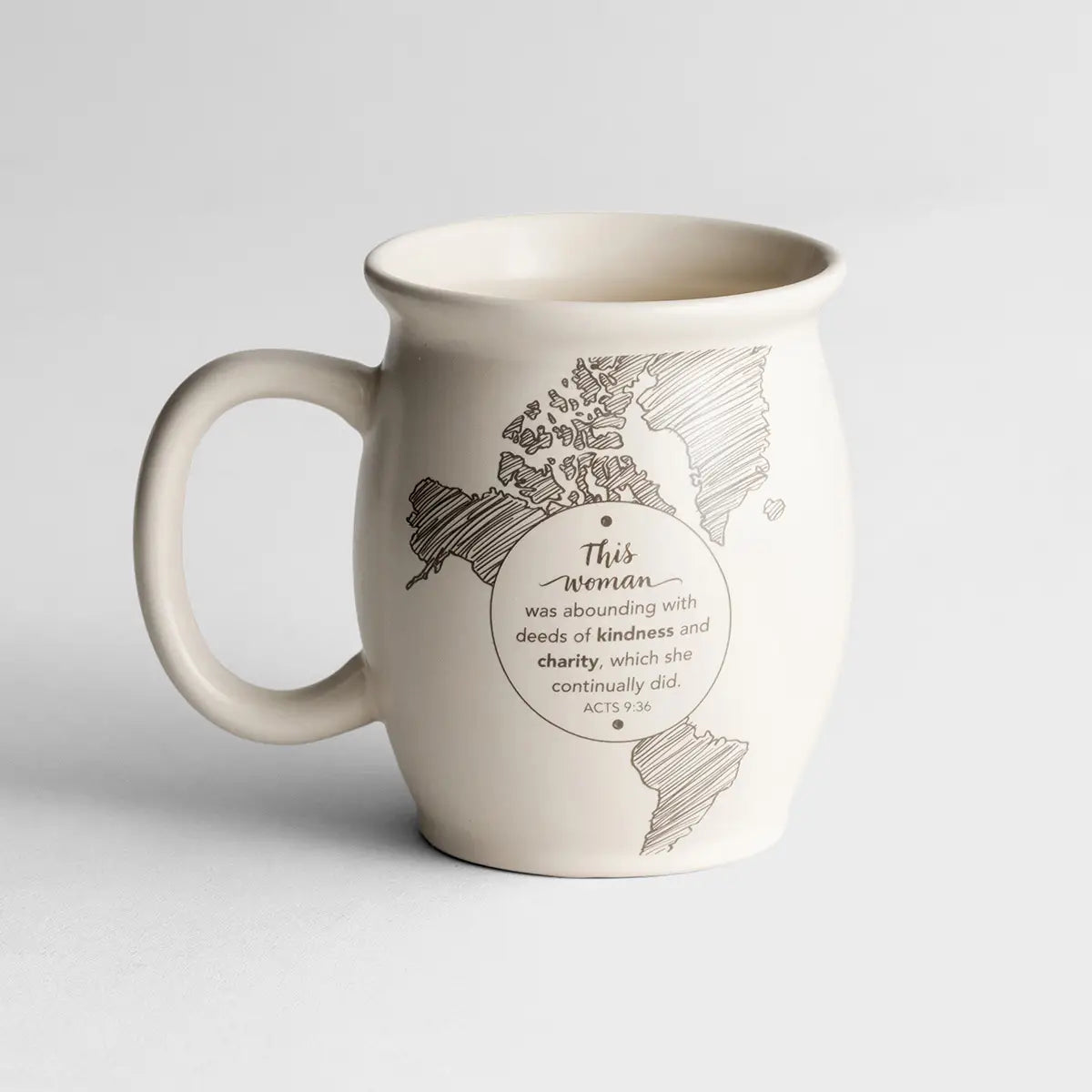 Blessed Are Those Who Serve - Inspirational Mug for Women - Cream