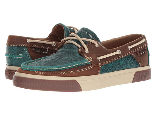 WOMEN'S Durango Music City Boat Moc (Turquoise Mint)