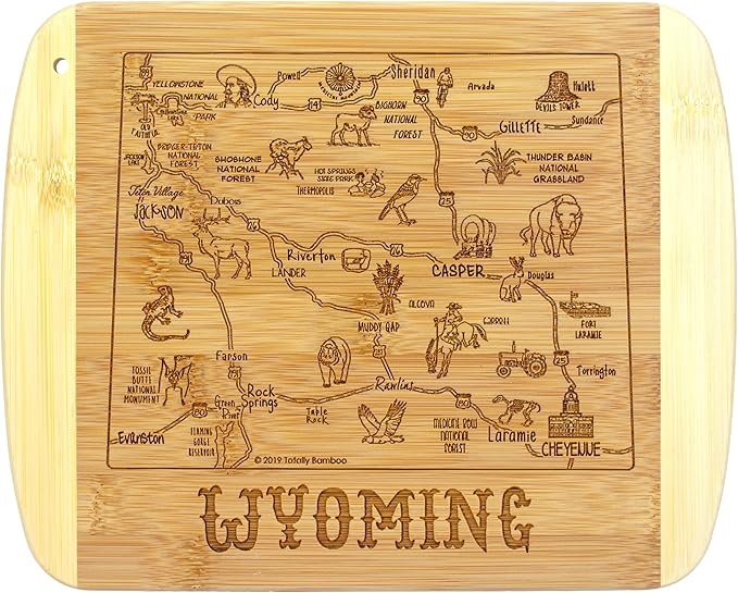 Slice of Life Wyoming Cutting & Serving Board