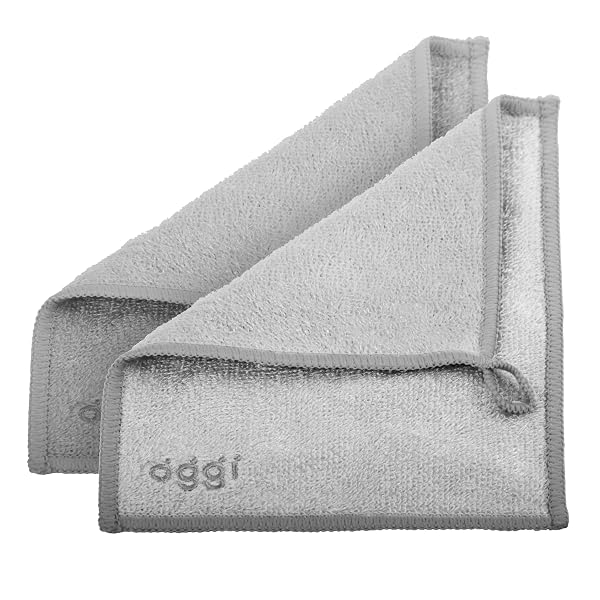 Oggi Bambou Wine Glass Polishing Cloths - Natural Wine Polishing Cloth