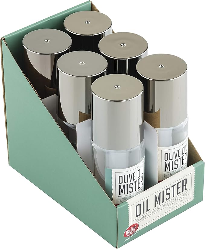 OIL MISTER 2.25 OZ, CLEAR GLASS