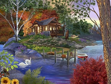 MEMORY LAKE 300 PIECE JIGSAW PUZZLE