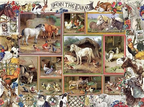 ON THE FARM 300 PIECE JIGSAW PUZZLE