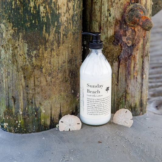 16oz Goat Milk Lotion: Sunday Beach
