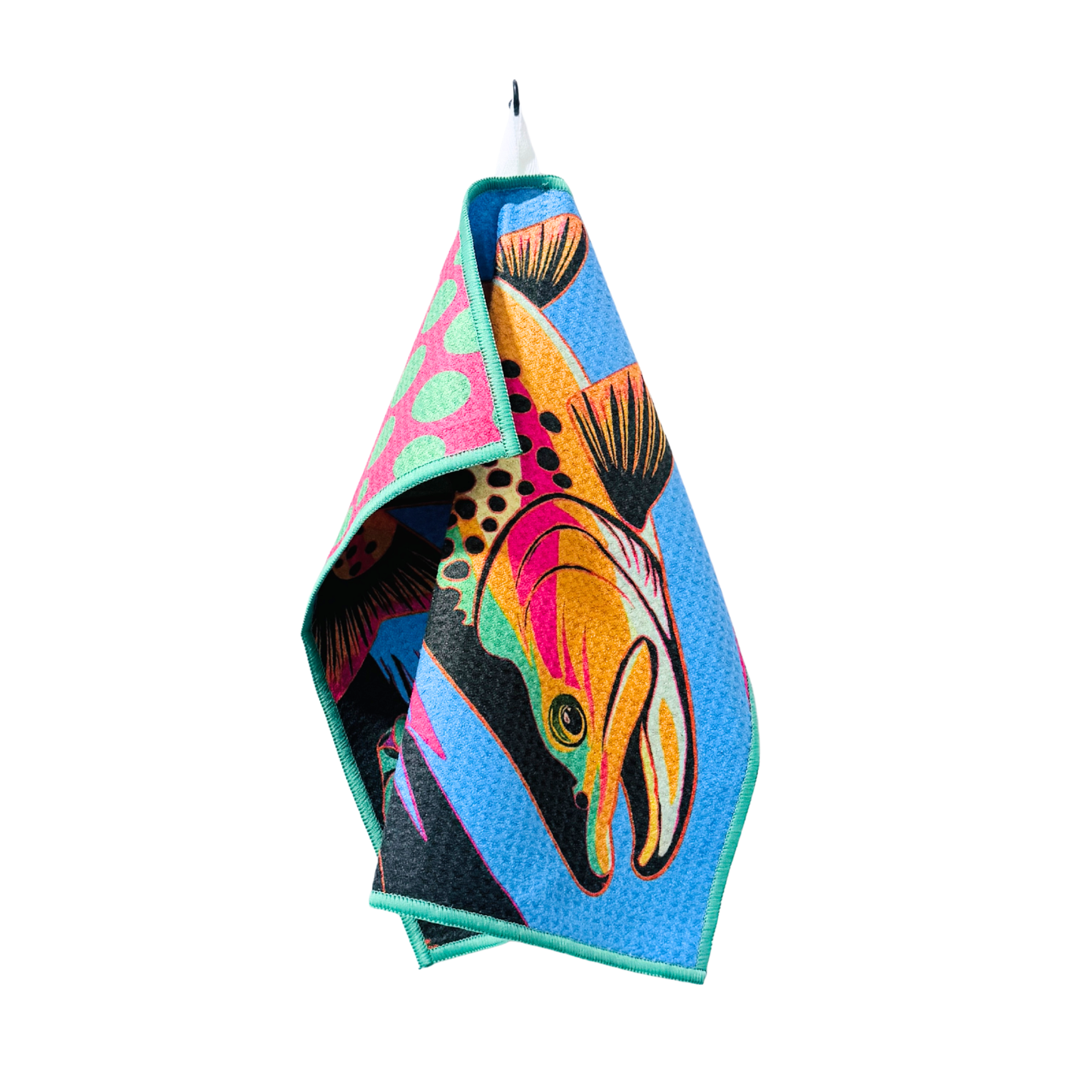 River Rainbow | Waffle Weave Microfiber Towels Kitchen & Bath: Hand Towel