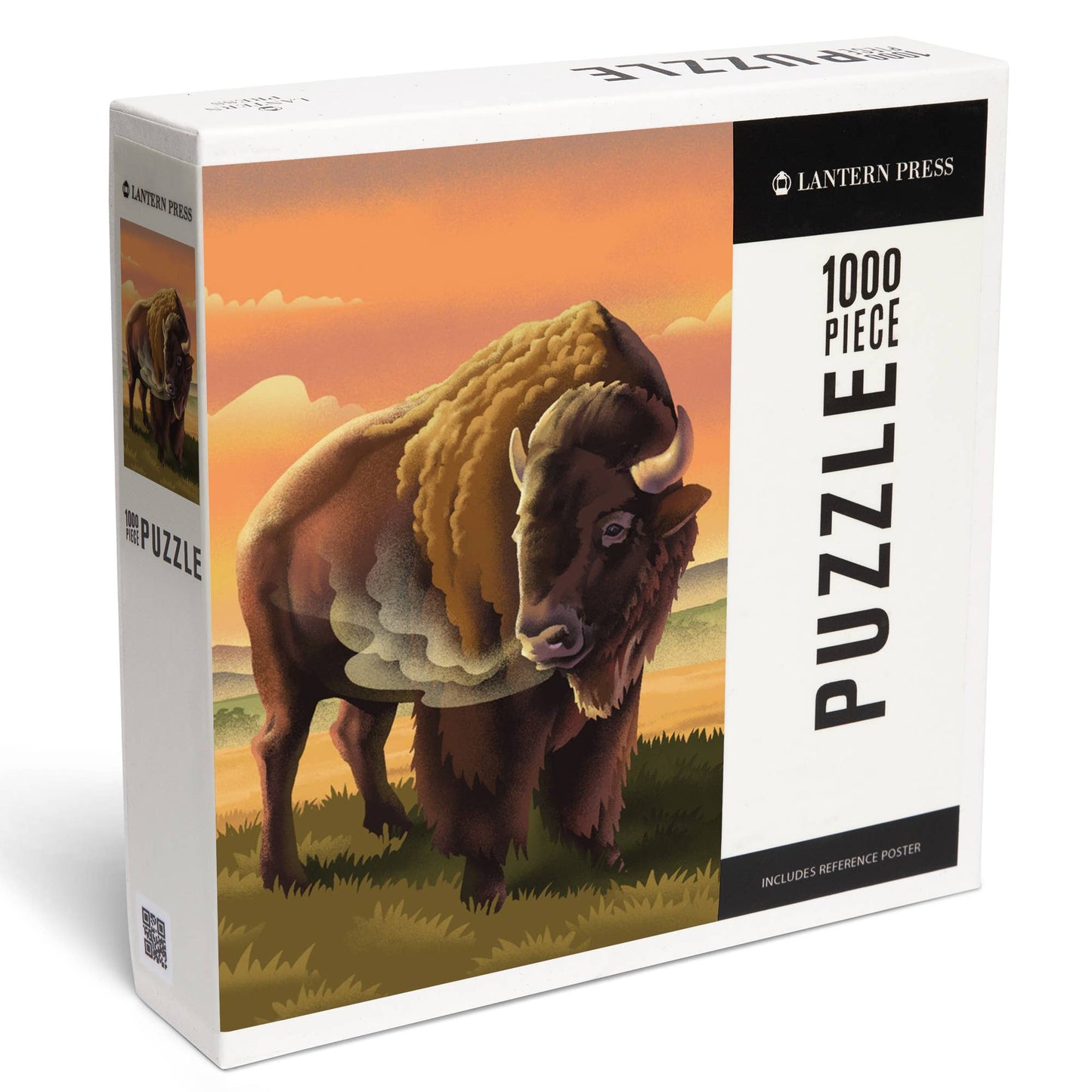 1000 PIECE PUZZLE Lithograph Wildlife Series, Bison