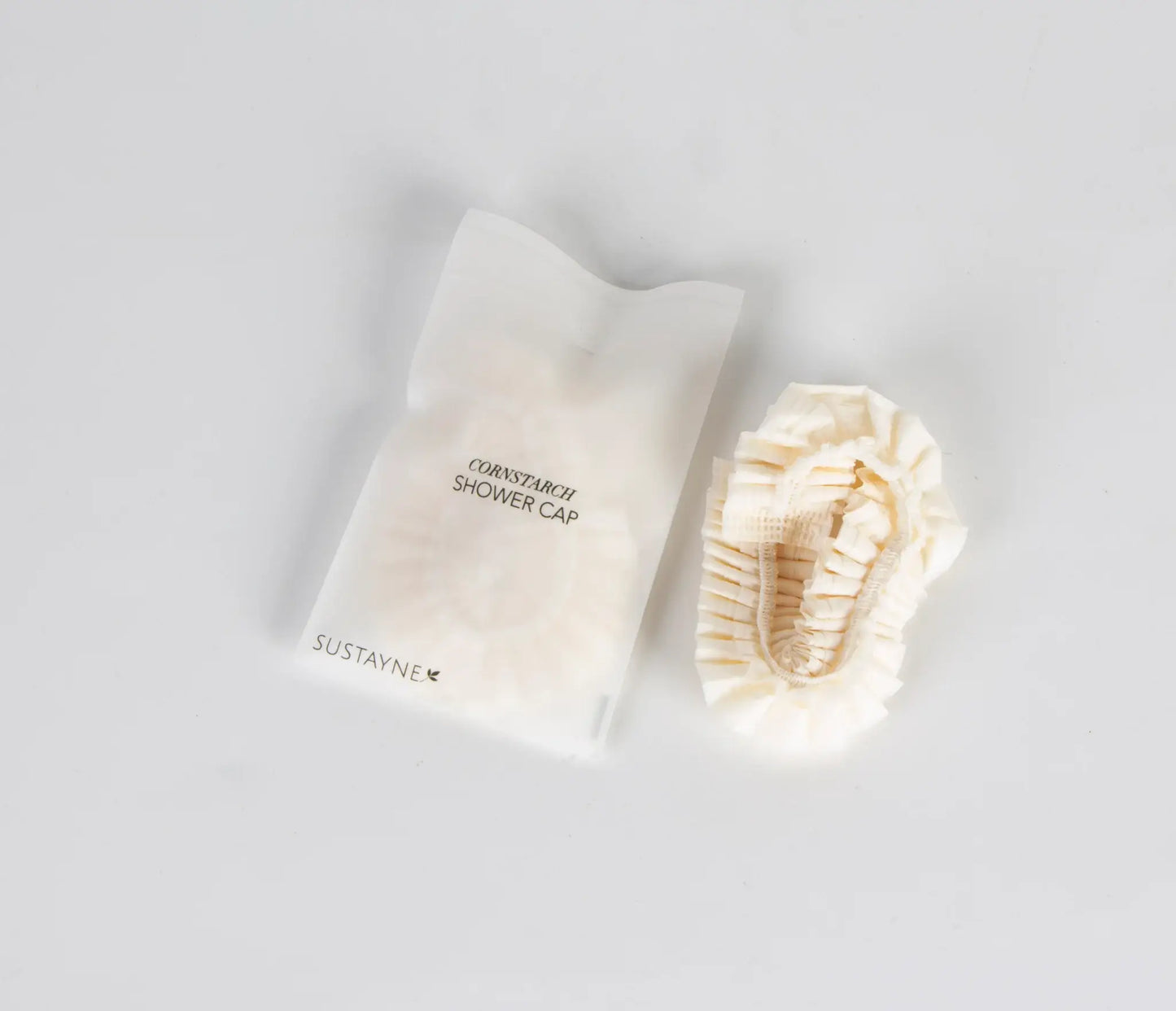 Cornstarch Shower Cap - Compostable PLA Packaging