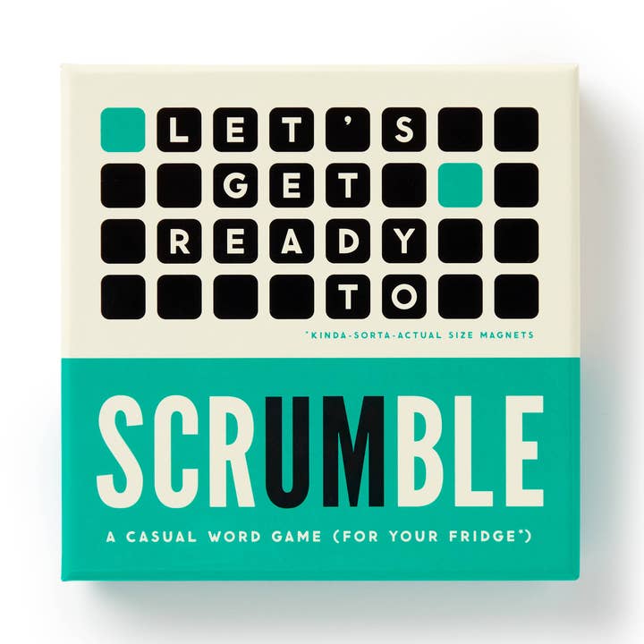 Brass Monkey Scrumble Magnetic Fridge Game